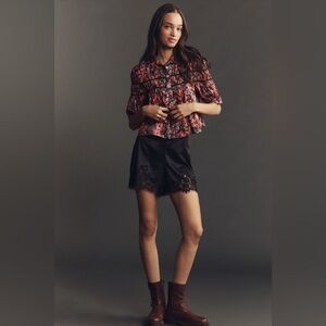 NWT Maeve Leandra Shirred Yoke Blouse M